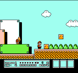 Super Mario Bros. 3 gameplay screenshot